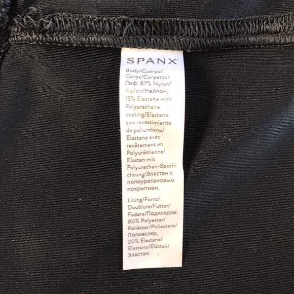 Spanx Solid Black High Rise Faux Leather Leggings size Medium - Picture 8 of 9